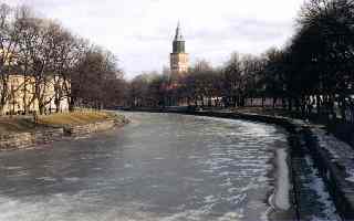 turku, canal and cathedral